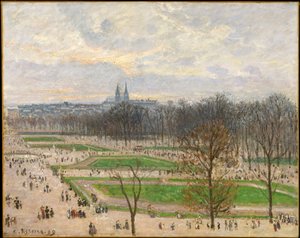 Le jardin des Tuileries un après-midi d